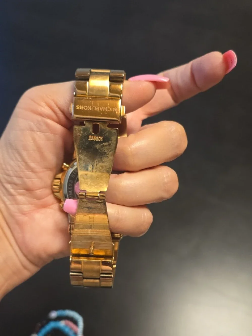Michael Kors Women's Rose Gold Crystal-Trim Chronograph Watch- Small Wrist